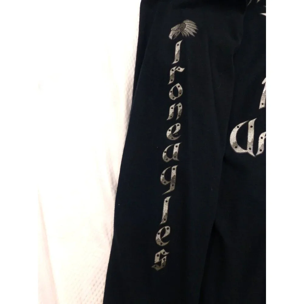 Iron‎ Eagles 16th Anniversary Black Long Sleeve XL T-Shirt XL Biker Harley